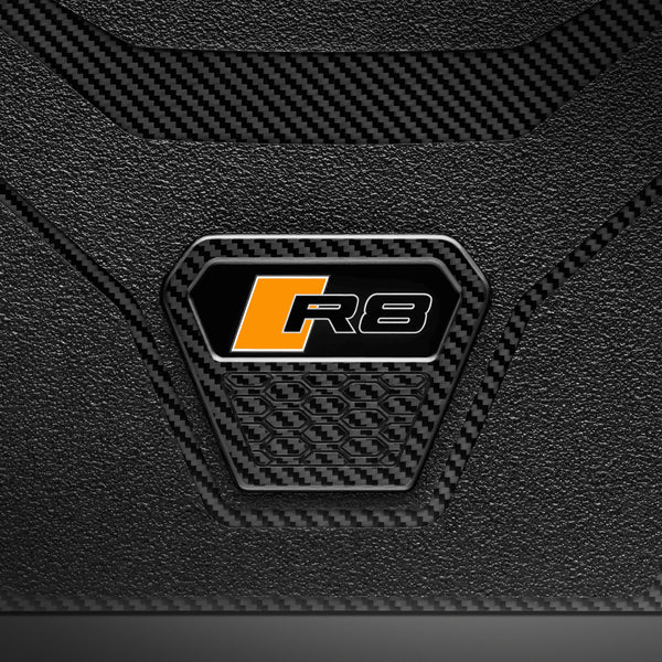 Carbon Fiber Floor Mats for Audi R8 - Matte