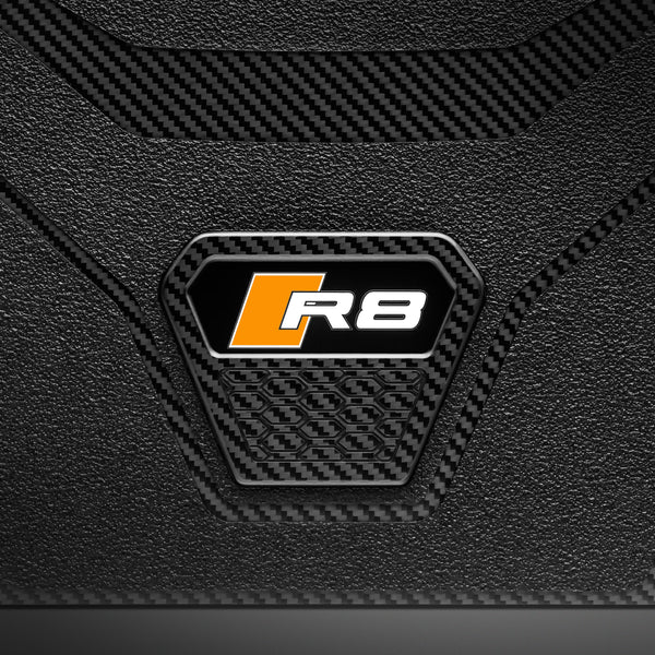Carbon Fiber Floor Mats for Audi R8 - Matte