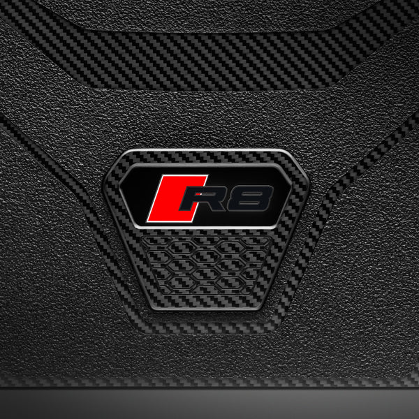 Carbon Fiber Floor Mats for Audi R8 - Matte