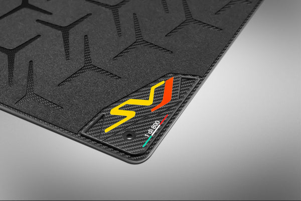 Carbon Fiber Floor Mats for Lamborghini Aventador SVJ - Matte