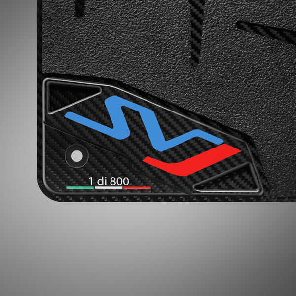 Carbon Fiber Floor Mats for Lamborghini Aventador SVJ - Matte