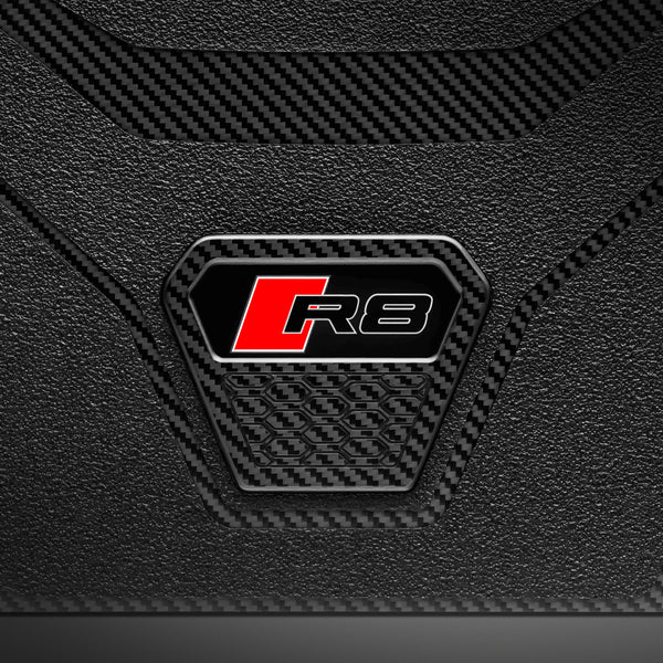Carbon Fiber Floor Mats for Audi R8 - Matte