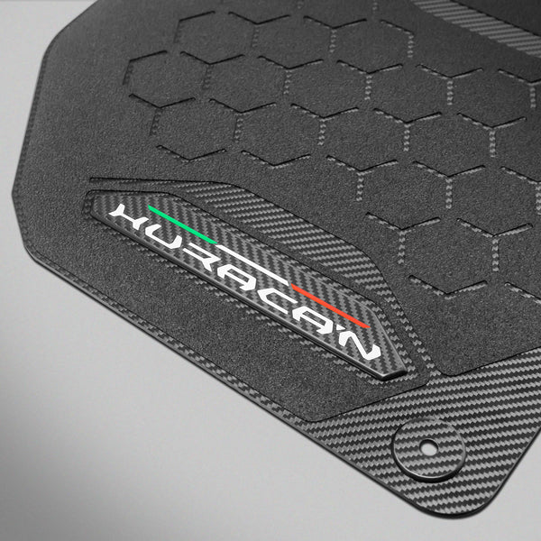 Carbon fiber floor mats for Lamborghini Huracan – Matte finish