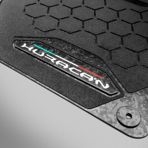 Carbon Fiber Floor Mats for Lamborghini Huracan - Forged