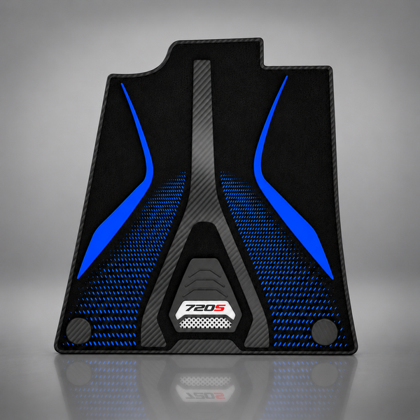 Carbon Fiber Floor Mats for McLaren 720S / 750S / 765LT - Matte