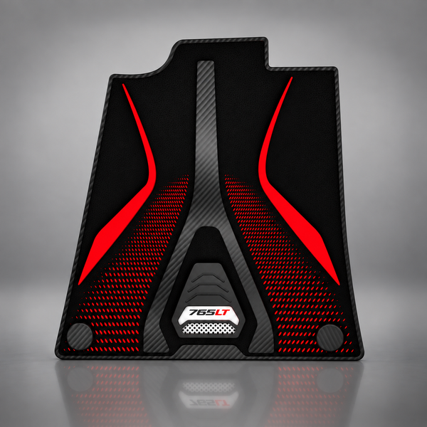 Carbon Fiber Floor Mats for McLaren 720S / 750S / 765LT - Matte