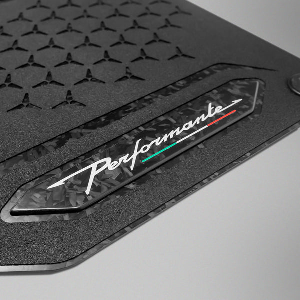 Carbon Fiber Floor Mats for Lamborghini Huracan Performante - Forged