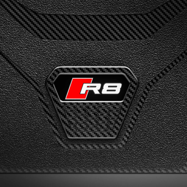 Carbon Fiber Floor Mats for Audi R8 - Matte