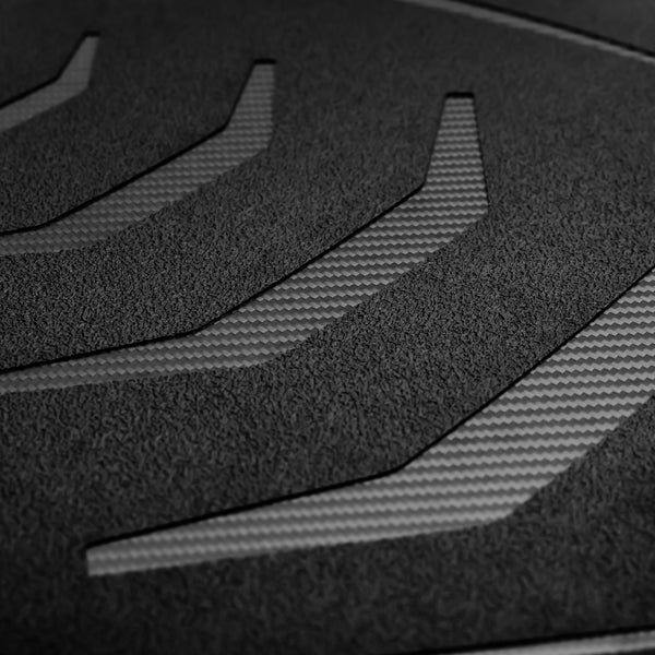 Carbon Fiber Floor Mats for Audi R8 - Matte