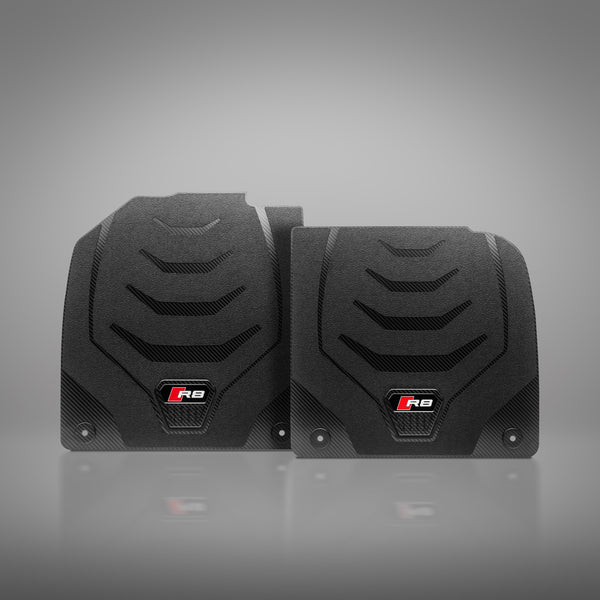 Carbon Fiber Floor Mats for Audi R8 - Matte