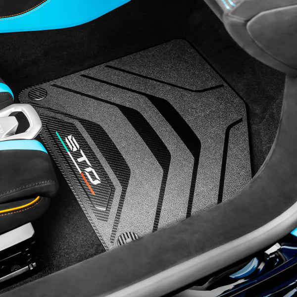 Carbon Fiber Floor Mats for Lamborghini Huracan STO - Matte