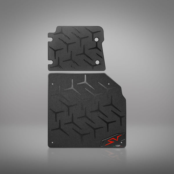 Carbon fiber floor mats for Lamborghini Aventador SV  – Matte finish